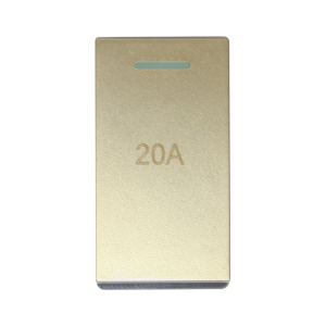 Công tắc 20A 1 chiều màu vàng ánh kim