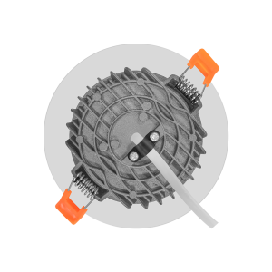 Đèn LED âm trần Downlight đổi màu viền vàng 7W chíp Philips