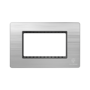 Mặt dùng cho 3 thiết bị vỏ INOX màu ghi xám