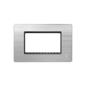 Mặt dùng cho 3 thiết bị vỏ INOX màu ghi xám