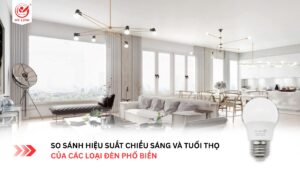 so sánh các loại bóng đèn led